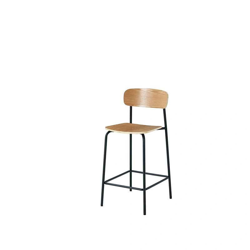 most popular plywood barstool with veneer back