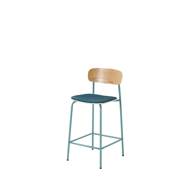 most popular plywood barstool with veneer back